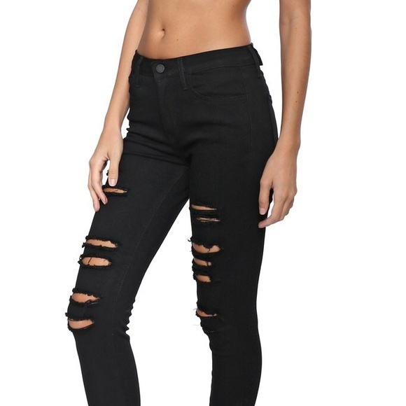 “Just Black” Denim Jeans - Picture 2 of 6